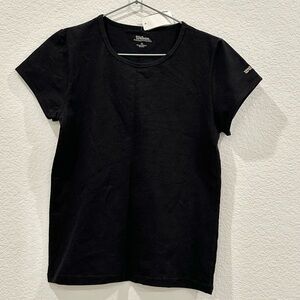Wilson Short Sleeve Top Black Color Size M Excellent Condition